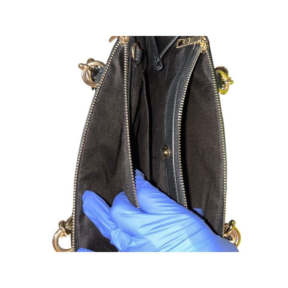 Coach Brooke carryall F25397 black purse handbag - Picture 5 of 6